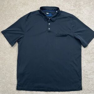 Tommy Bahama Polo Shirt Adult Large Black Supima Cotton Casual Preppy Men